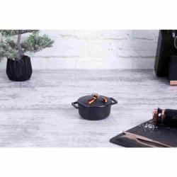 Berlingerhaus Pekáč litinový s poklicí 10 cm Black Royal Collection