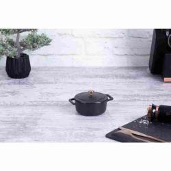 Berlingerhaus Pekáč litinový s poklicí 10 cm Black Royal Collection