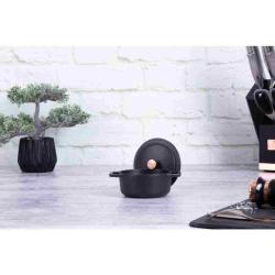 Berlingerhaus Pekáč litinový s poklicí 10 cm Black Royal Collection