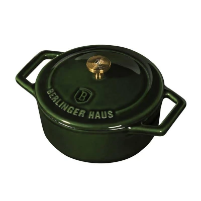 Berlingerhaus Pekáč litinový s poklicí 10 cm Emerald Collection Berlingerhaus Pekáč litinový s poklicí 10 cm Emerald Collection