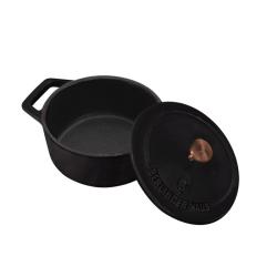 Berlingerhaus Pekáč litinový s poklicí 12 cm Black Royal Collection