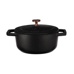 Berlingerhaus Pekáč litinový s poklicí 12 cm Black Royal Collection
