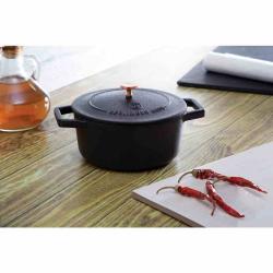 Berlingerhaus Pekáč litinový s poklicí 12 cm Black Royal Collection