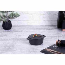 Berlingerhaus Pekáč litinový s poklicí 12 cm Black Royal Collection