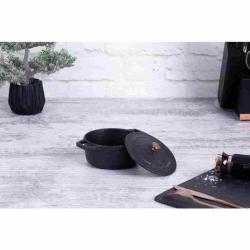 Berlingerhaus Pekáč litinový s poklicí 12 cm Black Royal Collection