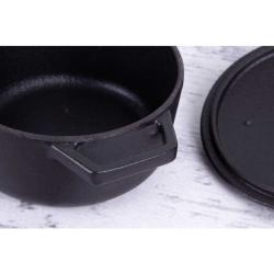 Berlingerhaus Pekáč litinový s poklicí 12 cm Black Royal Collection