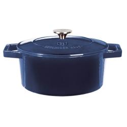 Berlingerhaus Pekáč litinový s poklicí 20 cm Aquamarine Metallic Line