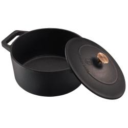 Berlingerhaus Pekáč litinový s poklicí 20 cm Black Rose Collection