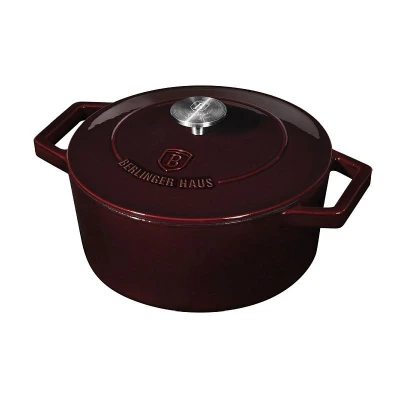 Berlingerhaus Pekáč litinový s poklicí 24 cm Burgundy Line