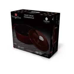 Berlingerhaus Pekáč litinový s poklicí 24 cm Burgundy Line