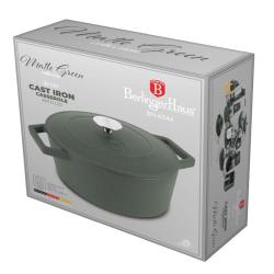 Berlingerhaus Pekáč litinový s poklicí 24 cm Matte Green Collection