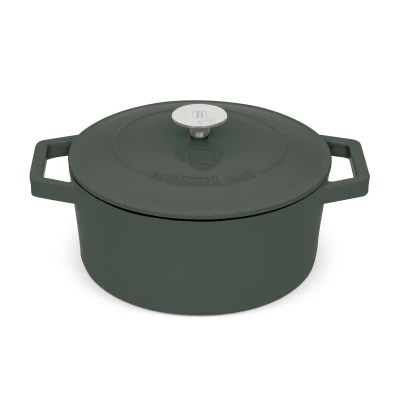 Berlingerhaus Pekáč litinový s poklicí 24 cm Matte Green Collection