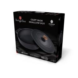 Berlingerhaus Pekáč litinový s poklicí 26 cm Black Rose Collection