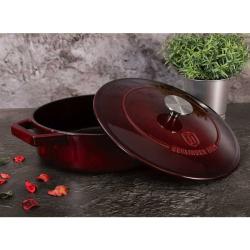 Berlingerhaus BH-6498 Pekáč litinový s poklicí 26 cm Burgundy Line