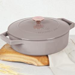 Berlingerhaus Kastrol litinový s poklicí 26 cm Taupe Collection