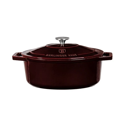 Berlingerhaus Pekáč litinový s poklicí 30 cm Burgundy Line