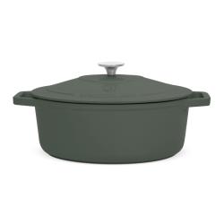 Berlingerhaus Pekáč litinový s poklicí 30 cm Matte Green Collection