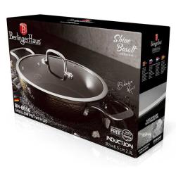 Berlingerhaus Pekáč s poklicí s titanovým povrchem 28 cm Shine Basalt Collection