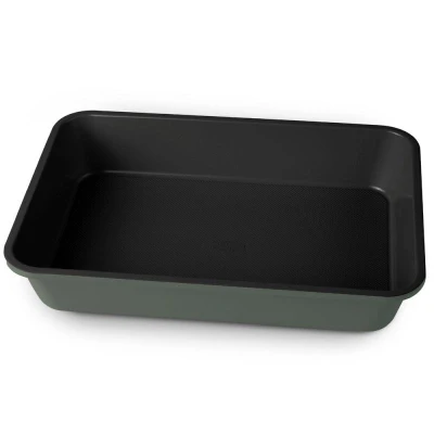 Berlingerhaus Plech na pečení hluboký s titanovým povrchem 40 x 28 cm Matte Green Collection