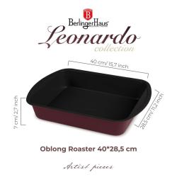 Berlingerhaus Plech na pečení s titanovým povrchem 35x27 cm Leonardo Collection