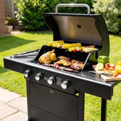 Berlingerhaus Plynový gril Outdoor 4 hořáky