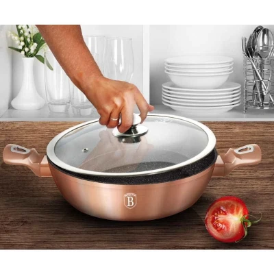 Berlingerhaus Poklice skleněná 24 cm na všechny kolekce