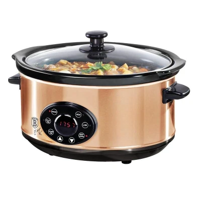 Berlingerhaus Pomalý hrnec s poklicí Slow Cooker 3,5 l Black Rose Collection Berlingerhaus Pomalý hrnec s poklicí Slow Cooker 3,5 l Black Rose Collection
