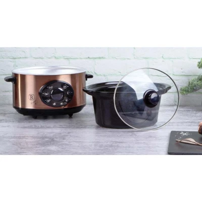 Berlingerhaus Pomalý hrnec s poklicí Slow Cooker 3,5 l Black Rose Collection