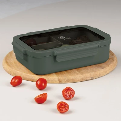 Berlingerhaus Přenosný box na svačinu dělený 1,3 l Matte Green Collection
