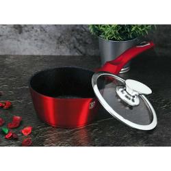 Berlingerhaus Rendlík s poklicí s mramorovým povrchem 16 cm Burgundy Metallic Line