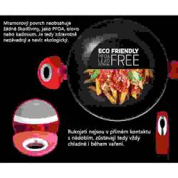 Berlingerhaus Rendlík s poklicí s mramorovým povrchem 16 cm Burgundy Metallic Line