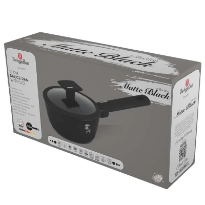 Berlingerhaus Rendlík s poklicí s titanovým povrchem 16 cm Matte Black Collection