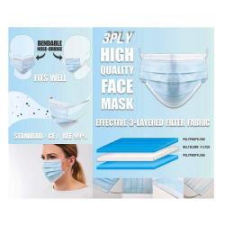 Berlingerhaus Rouška jednorázová 3vrstvá sada 50 ks BN Medical