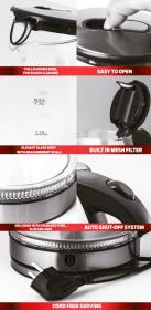 Berlingerhaus Rychlovarná konvice 1,7 l Burgundy Metallic Line