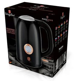 Berlingerhaus BH-9077 Rychlovarná konvice 1,7 l s termostatem Black Rose Collection