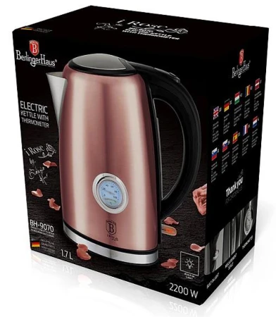 Berlingerhaus Rychlovarná konvice 1,7 l s termostatem I-Rose Edition