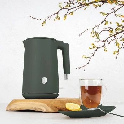 Berlingerhaus Rychlovarná konvice s dvojitou stěnou Matte Green Collection