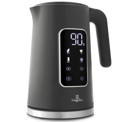 Berlingerhaus Rychlovarná konvice s regulací teploty digitální 1,7 l Antracit Collection
