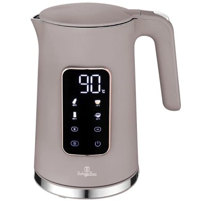 Berlingerhaus Rychlovarná konvice s regulací teploty digitální 1,7 l Taupe Collection