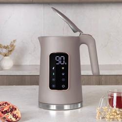 Berlingerhaus Rychlovarná konvice s regulací teploty digitální 1,7 l Taupe Collection