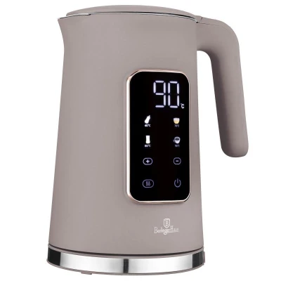 Berlingerhaus Rychlovarná konvice s regulací teploty digitální 1,7 l Taupe Collection