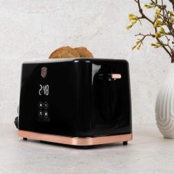 Berlingerhaus Rychlovarná konvice + toustovač 2200W sada Black Rose Collection