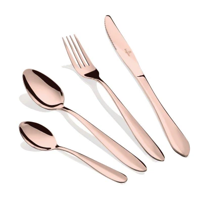 Berlingerhaus Sada cestovních příborů nerez 4 ks Rose Gold Collection Berlingerhaus Sada cestovních příborů nerez 4 ks Rose Gold Collection
