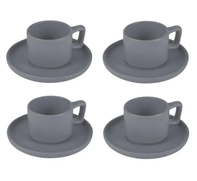Berlingerhaus Sada hrnků na espresso s podšálkem 8 ks 100 ml Aspen Collection