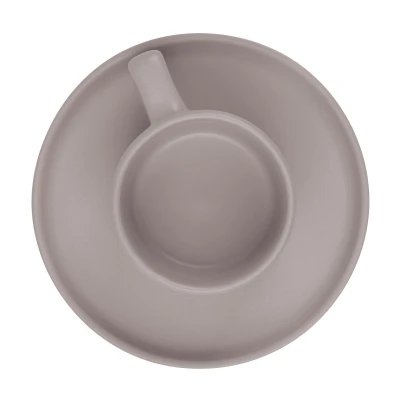 Berlingerhaus Sada hrnků na espresso s podšálkem 8 ks 100 ml Taupe Collection