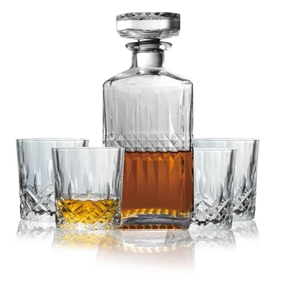 Berlingerhaus Sada lahve 750 ml a 4 ks sklenic na whisky 220 ml