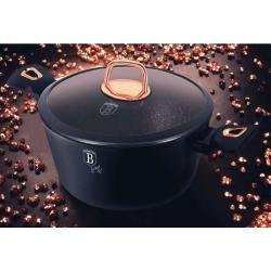 Berlingerhaus Sada nádobí s mramorovým povrchem 10 ks Black Rose Collection