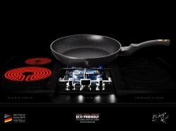 Berlingerhaus Sada nádobí s mramorovým povrchem 10 ks Black Rose Collection