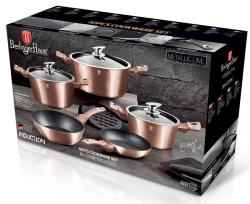 Berlingerhaus Sada nádobí s mramorovým povrchem 10 ks Rosegold Metallic Line