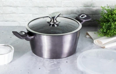 Berlingerhaus Sada nádobí s mramorovým povrchem 13 ks Carbon PRO Line